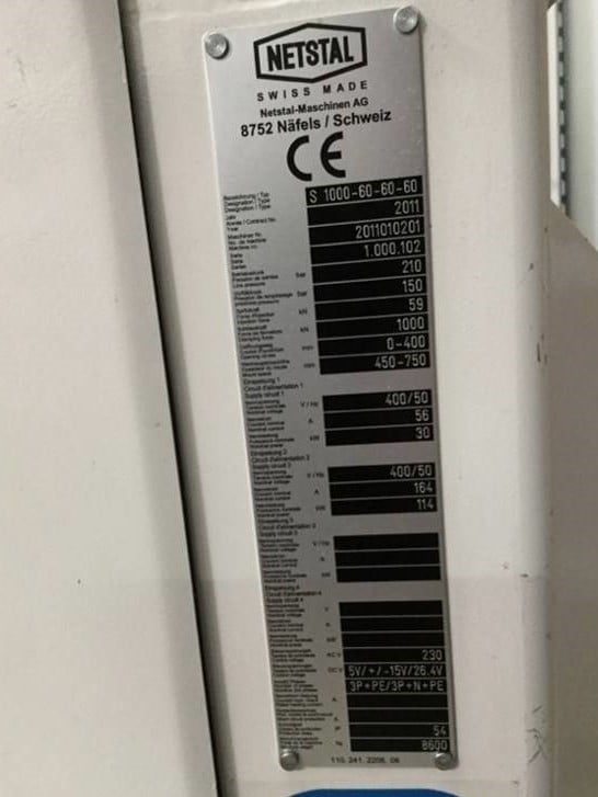 NETSTAL Synergy 1000-60/60/60  2010